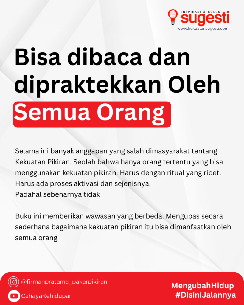 bisa dipraktekkan semua orang